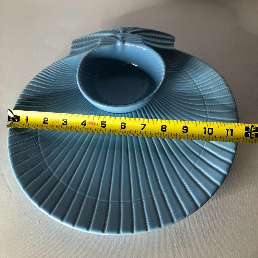 Blue Shell Chip and Dip Plate - Picture 6 of 6